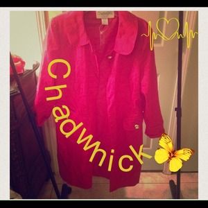 Pink Chadwick's trench coat