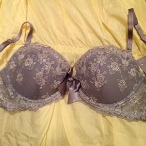 Aerie gray lace bra