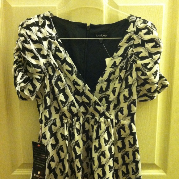 Black & White bebe dress