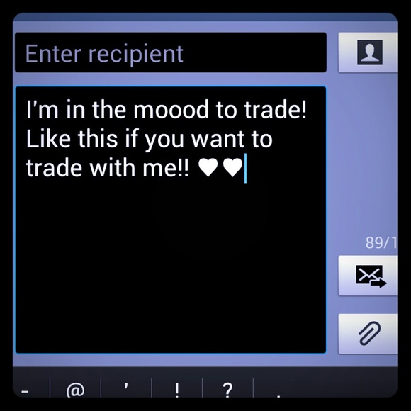 Lets trade!