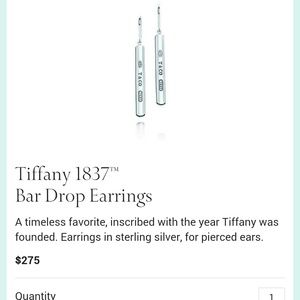 👋not available 👋Tiffany Earrings
