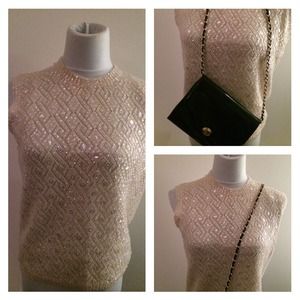 Vintage sequined top in mint condition!