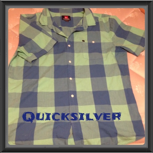 Men's Quicksilver collar Button Down Shirt