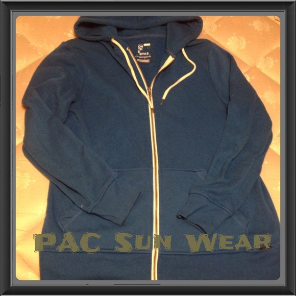 Men's 🌊☀️PAC Sun ☀️🌊 Blue Hooded Sweater