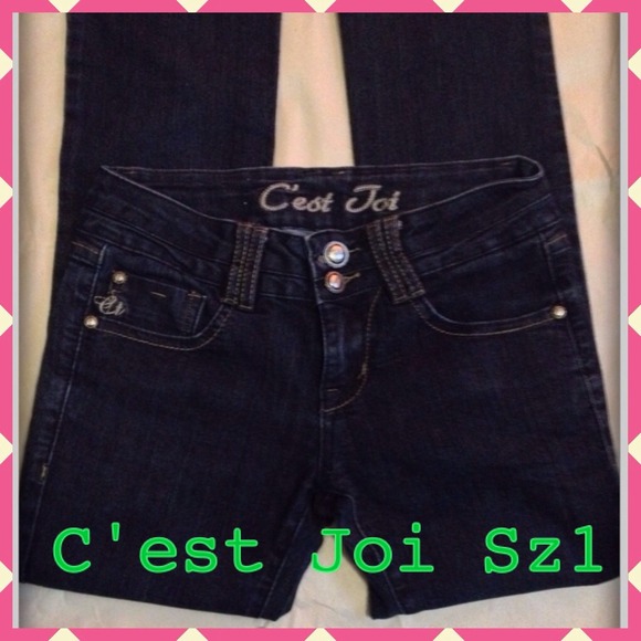 C'est Joi premium dark skinny jeans sz1 like new💝