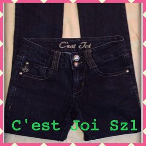 C'est Joi premium dark skinny jeans sz1 like new💝