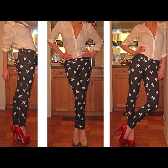 F21 Denim - Forever 21 Skinny Jeans with Stars