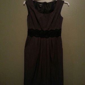 Gray and black Formal dress