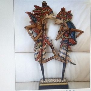 Flat wooden puppets (imported)