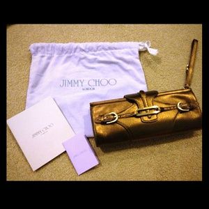 Authentic Jimmy Choo clutch