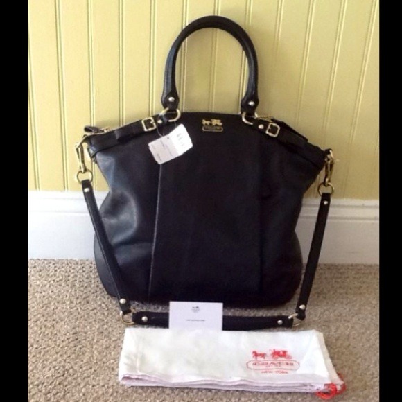 Coach Madison Lindsey Satchel black
