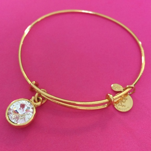 Alex and ani April birthstone bangle sold in bundl