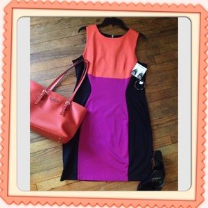 🎉Colorful! New color block dress.
