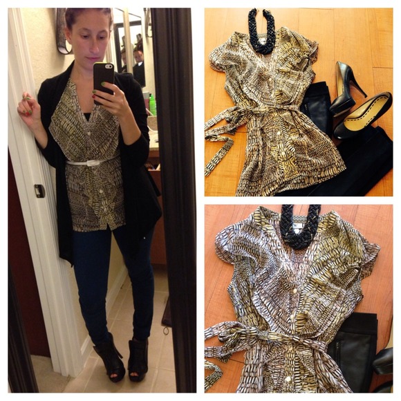 Patterned blouse - Picture 2 of 4