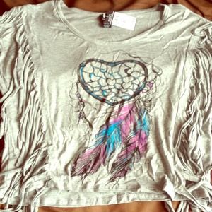 Fringe, dream catcher shirt!