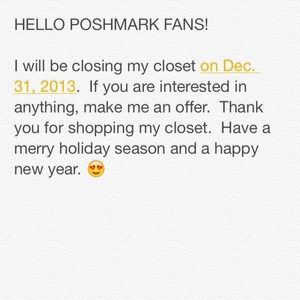 ✨✨Closet closeout✨✨