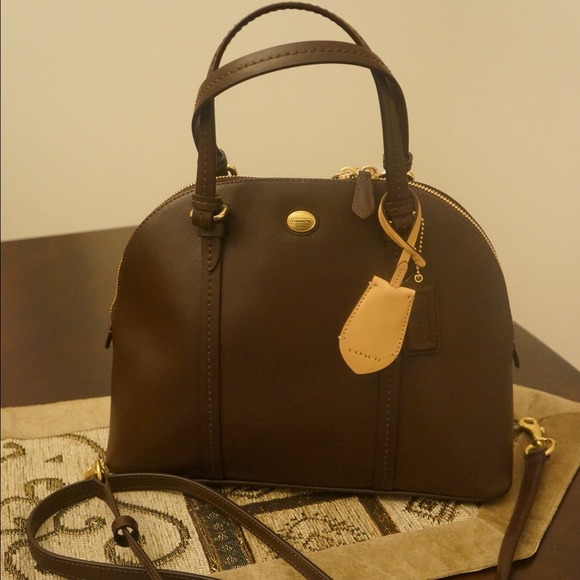 **SOLD**Coach Peyton cora domen satchel