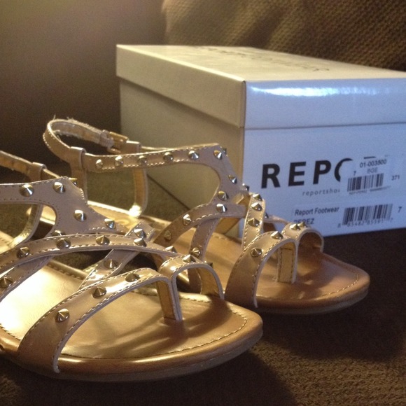 SOLD "Report Footware" gladiator sandals - Picture 4 of 4