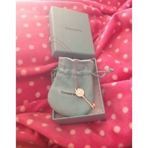 Tiffany and co key necklace