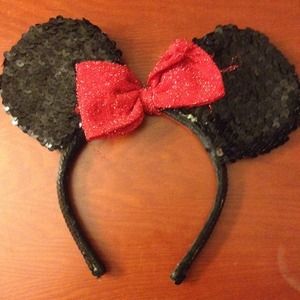 ❌❌S🚫LD❌❌ Sequin Disney Minnie Mouse ears 💋