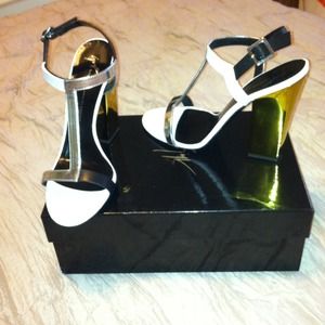 SOLD Giuseppe Zanotti metallic sandals