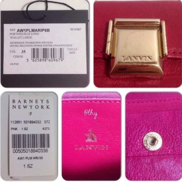 Lanvin "For Me" Long Wallet - Picture 4 of 4