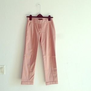 glamorous pastel pink BeBe slacks