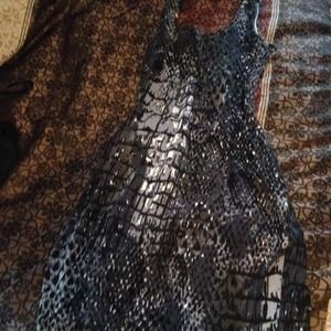 Snake skin dress