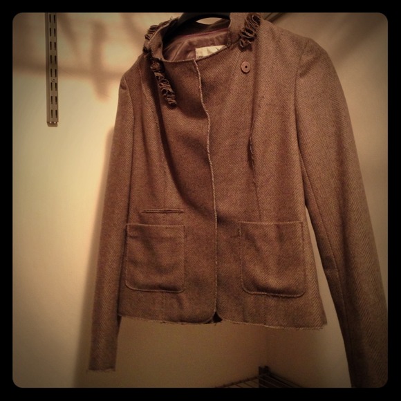 Banana Republic brown wool blazer