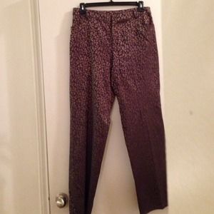 REDUCED! Gold leopard print pants, very cute!