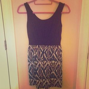 Casual Ikat Patterned Sundress