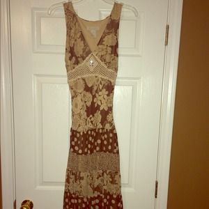 Resv @latang Beautiful brown / tan dress
