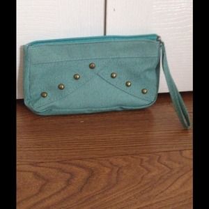 Turquoise clutch