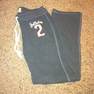 Grey hollister social stretch sweats