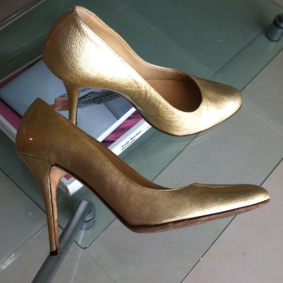 Michael kors gold heel shoes - Picture 1 of 4