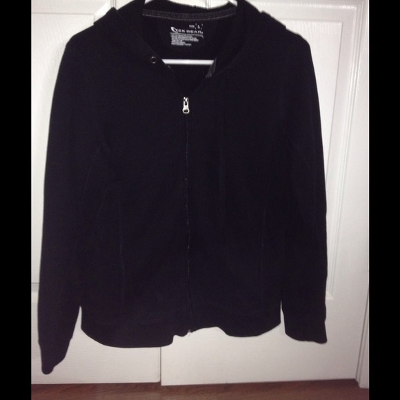 Black zip up jacket