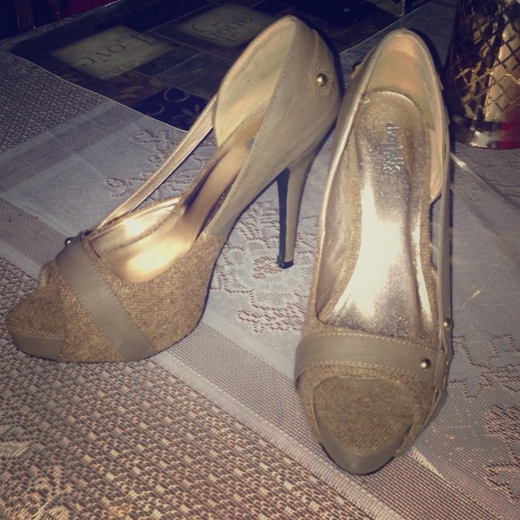 New Charlotte Russe tweed and faux leather heals!
