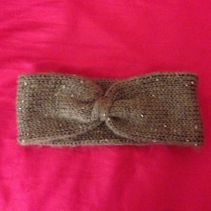 Sequined headwrap turban ear warmers