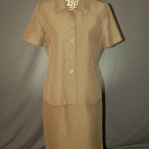 Short-sleeve Suit Dress