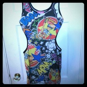 A comic book.dress