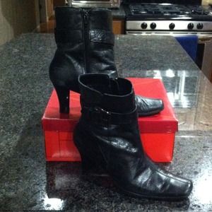 Black Leather Boots