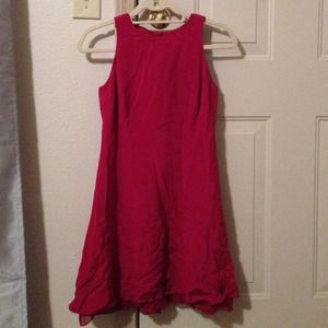 Fitted Jones New York Silk Pink Dress