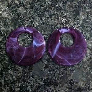 Purple Earrings