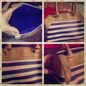 Victoria Secret Striped Bag