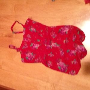 Forever 21 Rose Patterned Rompers