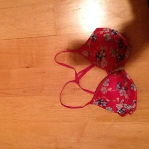 Gilly Hicks Floral Push Up Bra