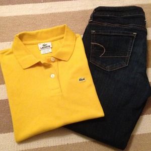 Lacoste Classic Fit Yellow Polo