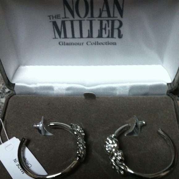 Nolan Miller earings. Certificate of Authenicity
