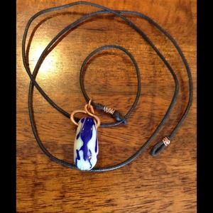 Lampwork pendant necklace