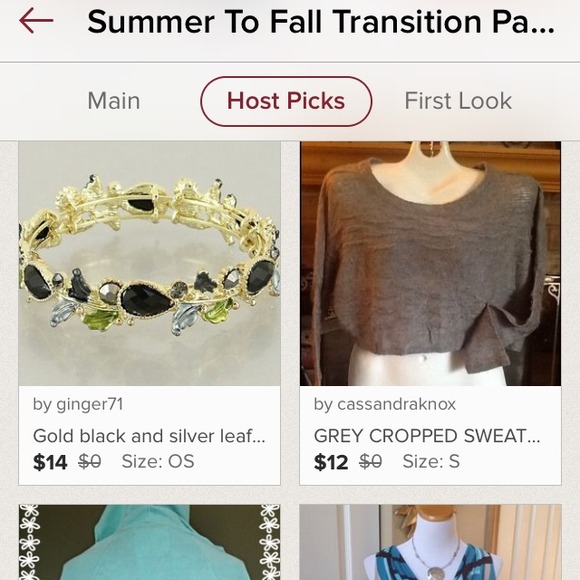 Gold black and silver leaf tear drop hinge bangle - Picture 3 of 3